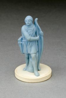 Chess Piece: Pawn, Burslem, 19th century. Creator: Wedgwood