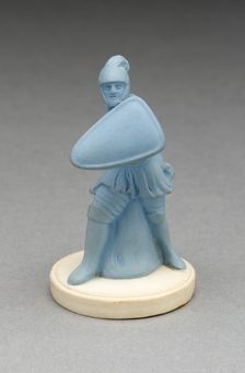 Chess Piece: Pawn, Burslem, 19th century. Creator: Wedgwood