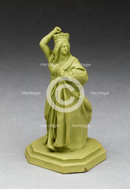 Chess Piece: Queen, Burslem, Late 18th century. Creator: Wedgwood.