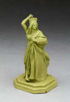 Chess Piece: Queen, Burslem, Late 18th century. Creator: Wedgwood