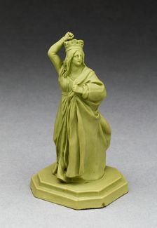 Chess Piece: Queen, Burslem, Late 18th century. Creator: Wedgwood