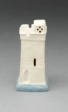 Chess Piece: Rook, Burslem, 19th century. Creator: Wedgwood