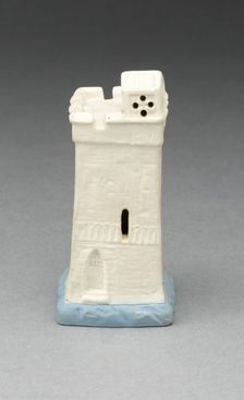 Chess Piece: Rook, Burslem, 19th century. Creator: Wedgwood