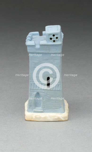 Chess Piece: Rook, Burslem, 19th century. Creator: Wedgwood.