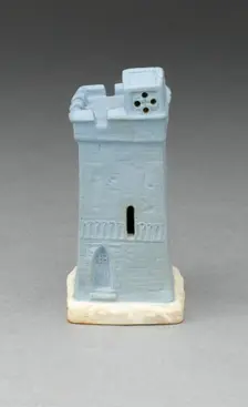 Chess Piece: Rook, Burslem, 19th century. Creator: Wedgwood