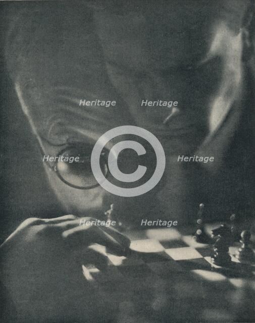 'Chess Playing', c1928. Artist: Yvan Attal.