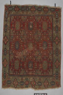 Chessboard Carpet, probably Syria, late 16th-early 17th century. Creator: Unknown