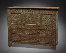 Chest, 1690-1720. Creator: Unknown