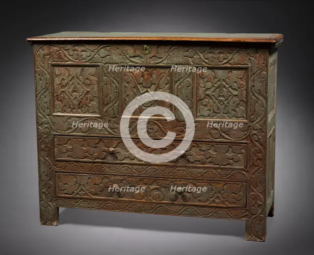 Chest, 1690-1720. Creator: Unknown.