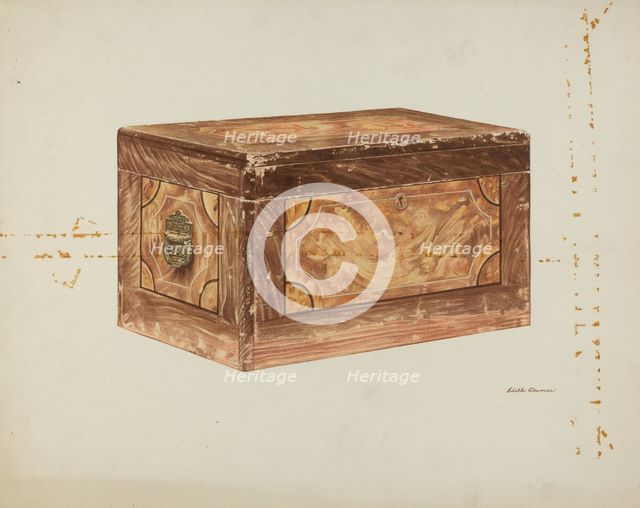 Chest, 1940. Creator: Edith Towner.