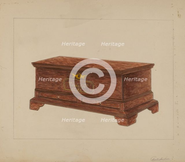 Chest, 1935/1942. Creator: Columbus Simpson.