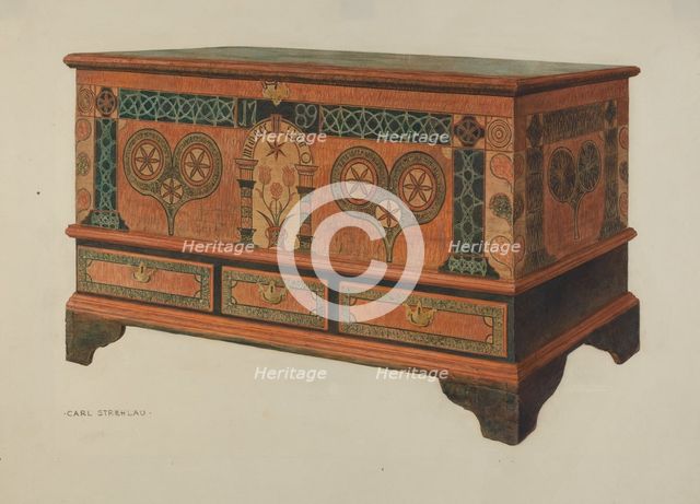 Chest, 1935/1942. Creator: Carl Strehlau.