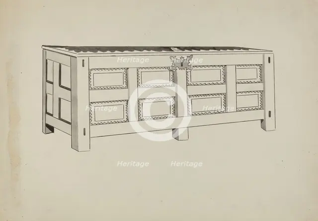 Chest, 1935/1942. Creator: J.Henry Marley.