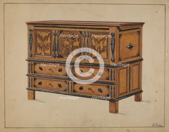 Chest, 1935/1942. Creator: Nicholas Gorid.