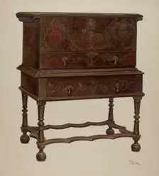 Chest, 1935/1942. Creator: Rolland Livingstone