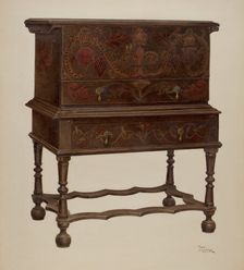 Chest, 1935/1942. Creator: Rolland Livingstone