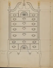 Chest, 1935/1942. Creator: Unknown