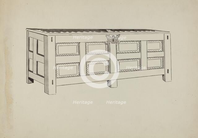 Chest, 1935/1942. Creator: J.Henry Marley.