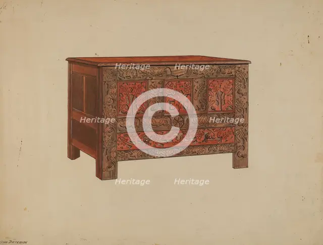 Chest, 1936. Creator: John Dieterich.