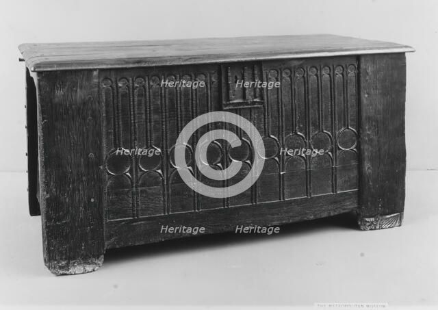 Chest, British, 15th century. Creator: Unknown.