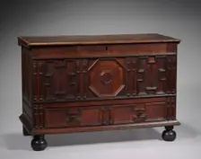Chest, c. 1700. Creator: Unknown