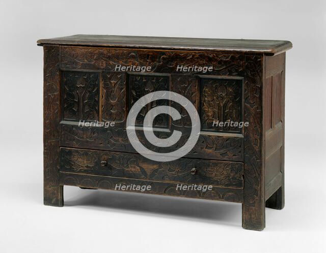 Chest, c. 1710. Creator: Unknown.