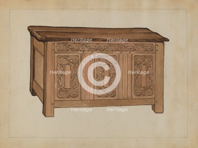 Chest, c. 1936. Creator: Ada V. May.