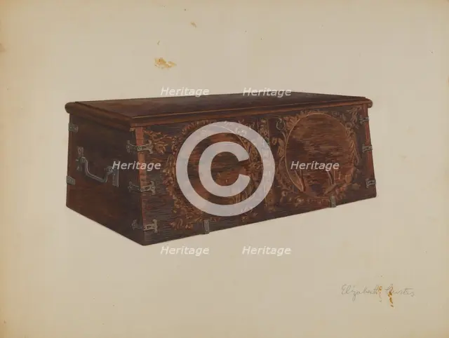Chest, c. 1936. Creator: Elizabeth Curtis.