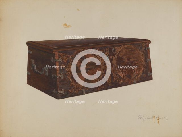 Chest, c. 1936. Creator: Elizabeth Curtis.