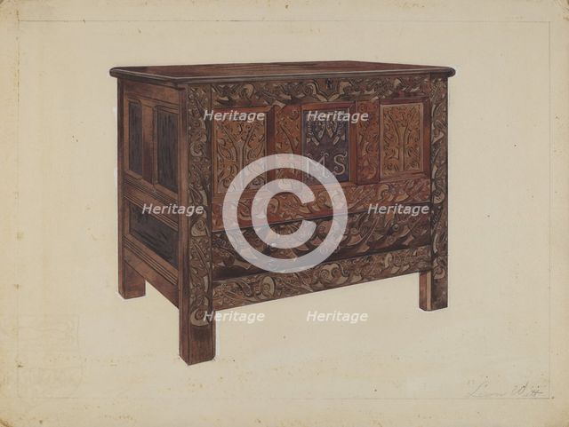 Chest, c. 1936. Creator: Leon Witt.