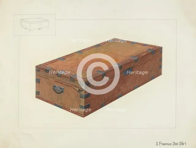 Chest, c. 1936. Creator: Samuel Fineman.