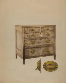 Chest, c. 1937. Creator: Eva Wilson