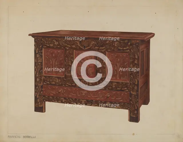 Chest, c. 1937. Creator: Francis Borelli.