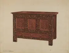 Chest, c. 1937. Creator: Francis Borelli