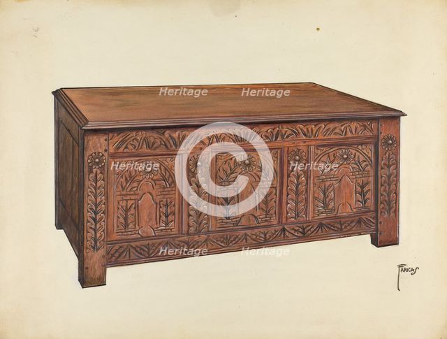 Chest, c. 1937. Creator: Paul Farkas.