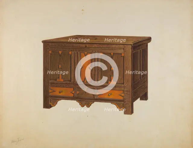 Chest, c. 1938. Creator: Arthur Johnson.