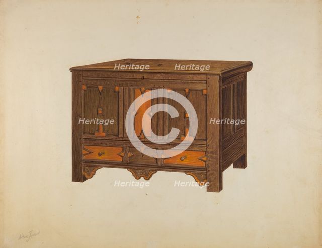 Chest, c. 1938. Creator: Arthur Johnson.