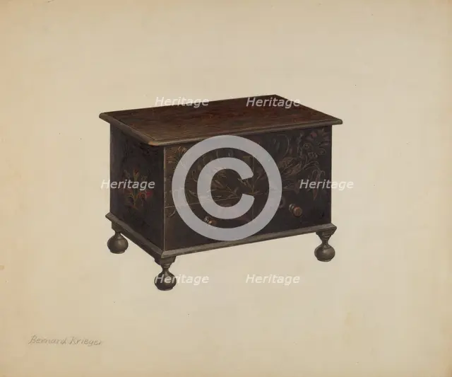 Chest, c. 1938. Creator: Bernard Krieger.