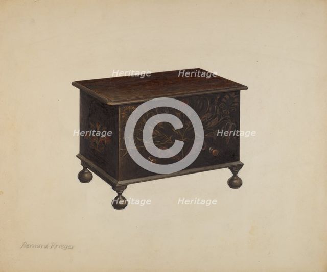 Chest, c. 1938. Creator: Bernard Krieger.