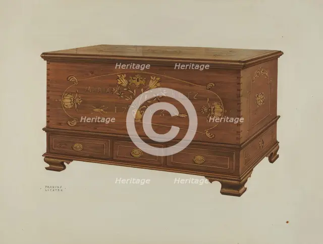 Chest, c. 1938. Creator: Frances Lichten.