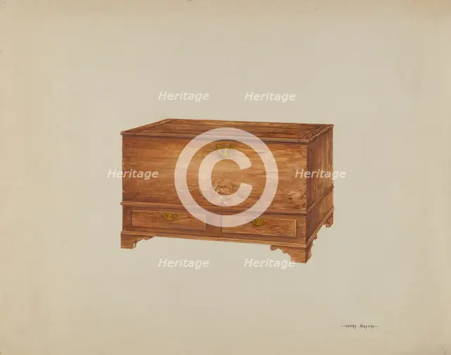 Chest, c. 1938. Creator: Henry Meyers.