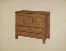 Chest, c. 1938. Creator: John Dana