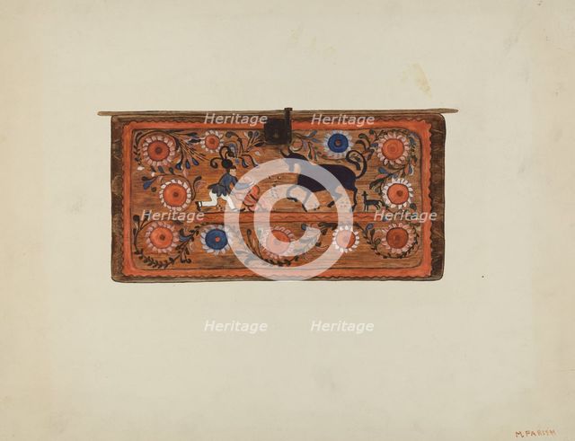 Chest, c. 1938. Creator: Marjery Parish.