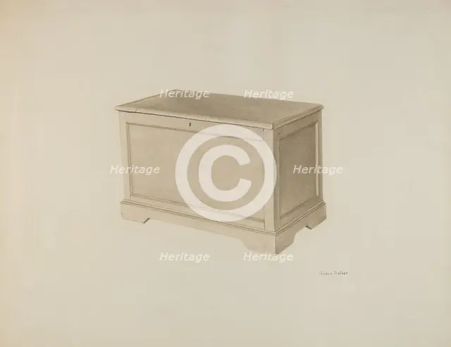 Chest, c. 1939. Creator: Grace Bolser.