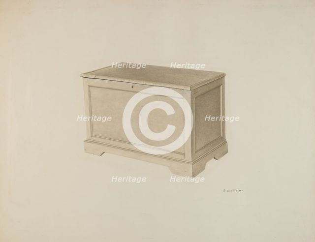 Chest, c. 1939. Creator: Grace Bolser.