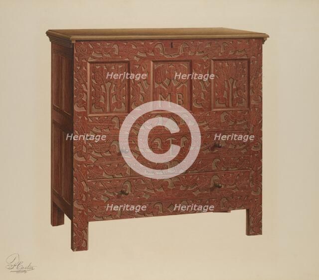 Chest, c. 1939. Creator: Ferdinand Cartier.