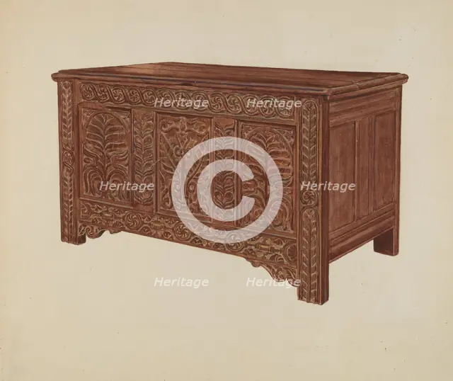 Chest, c. 1939. Creator: M. Rosenshield-von-Paulin.