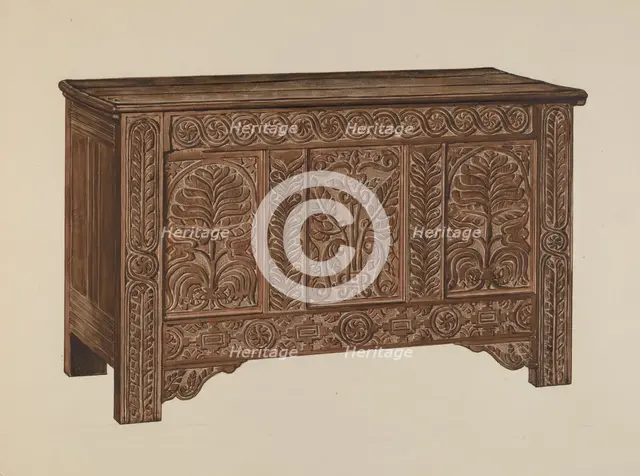 Chest, c. 1939. Creator: M. Rosenshield-von-Paulin.
