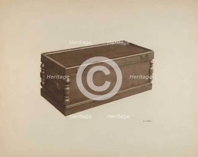 Chest, c. 1941. Creator: Eva Perry.