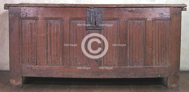 Chest, French or South Netherlandish, 15th century. Creator: Unknown.